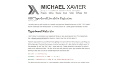 Desktop Screenshot of michaelxavier.net